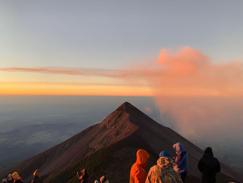 Volcano Acatenango in Guatemala 