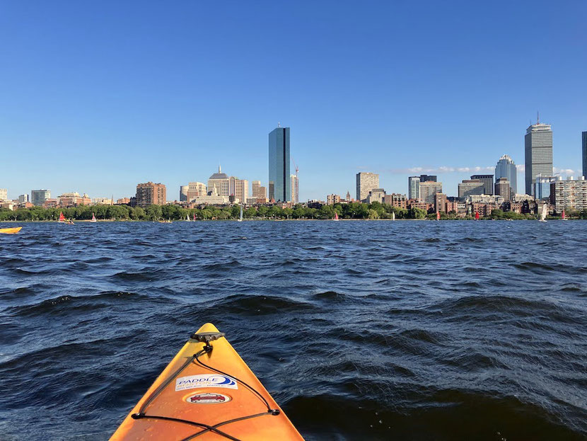 Kayaking in Boston 