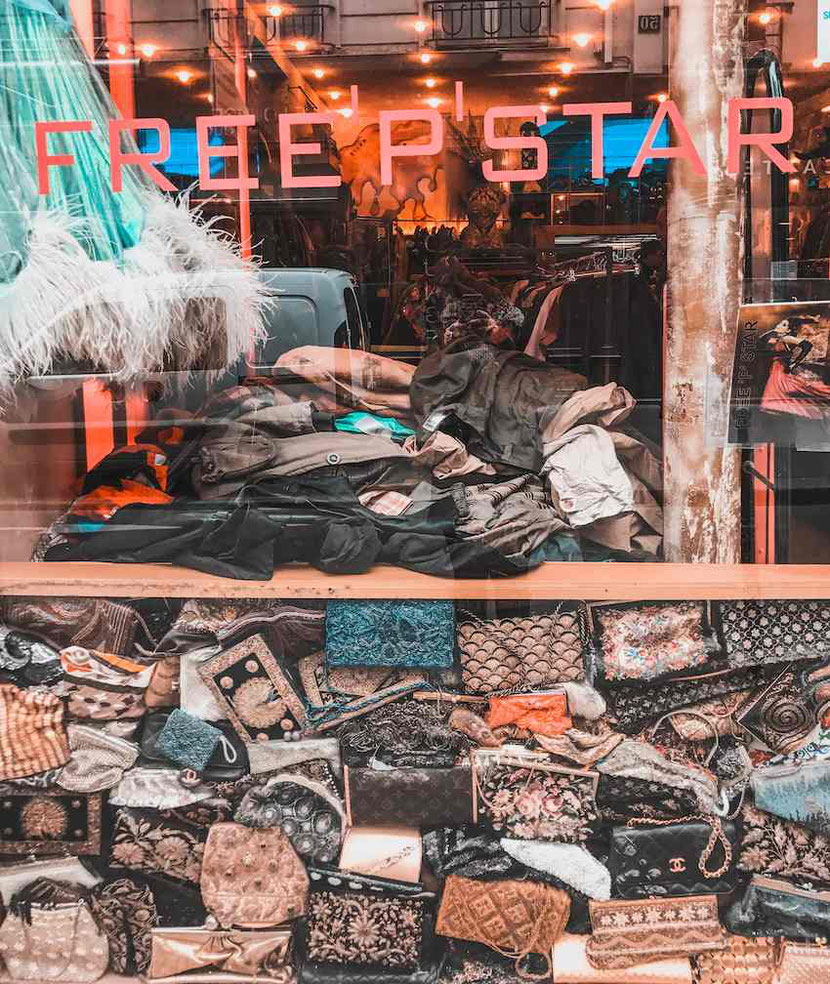 Paris vintage store Freepstar