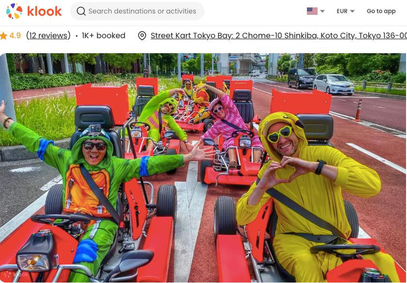 Go Kart Experience in Tokyo