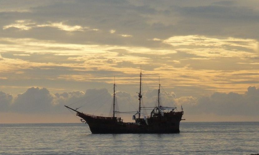 Pirate ship in Puerto Vallarta