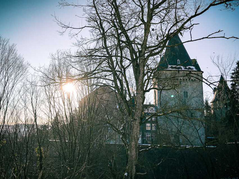 Castle Hollenfels in the valley of seven castles in Luxembourg 