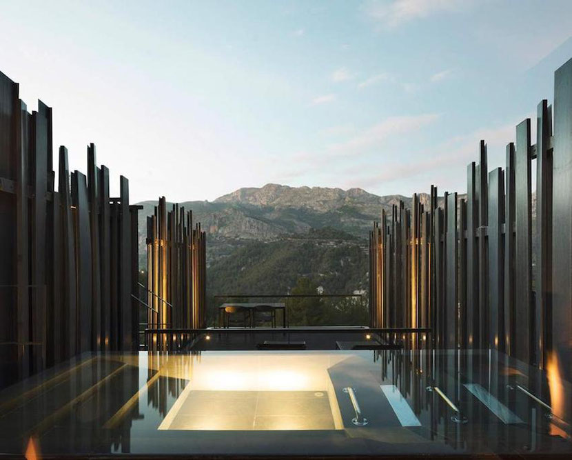 Jacuzzi with a view at VIVOOD Landscape Hotel & Spa in Alicante 