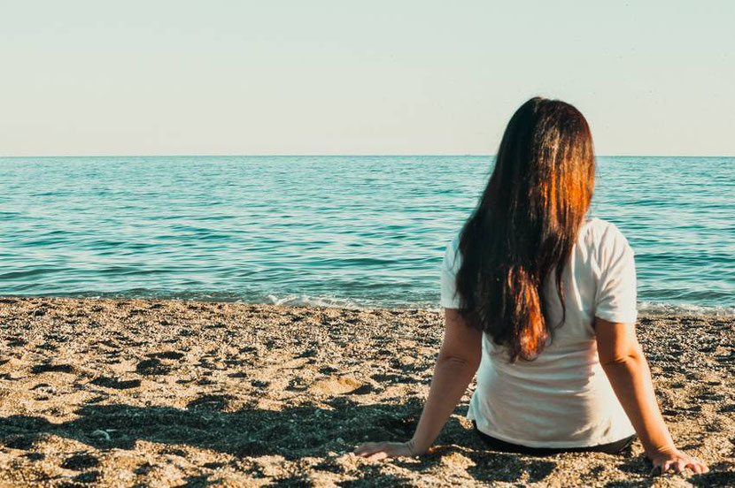 It's possible to enjoy the beach in Malaga even in December 