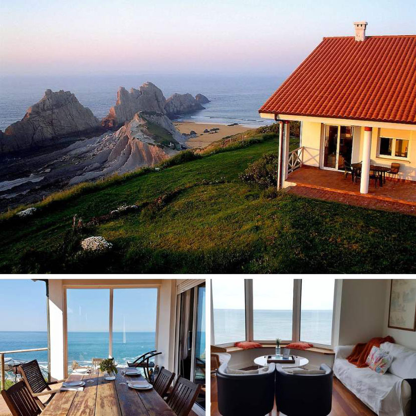 A fantastic Airbnb accommodation with a bay view in Santander, Spain