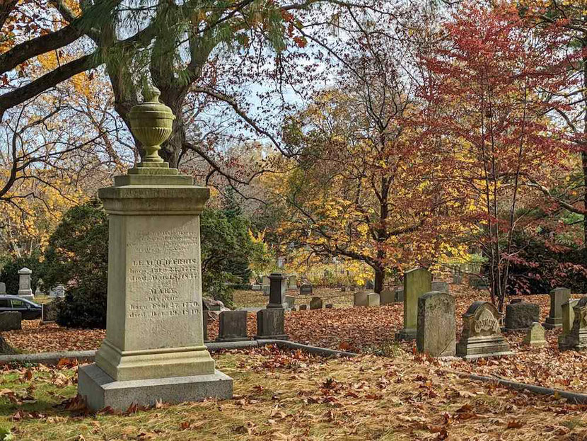 Mount Auburn Cemetery in Boston 