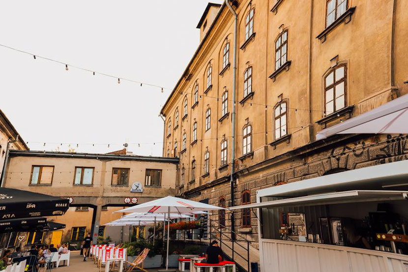 Tytano - a hipster area in Krakow