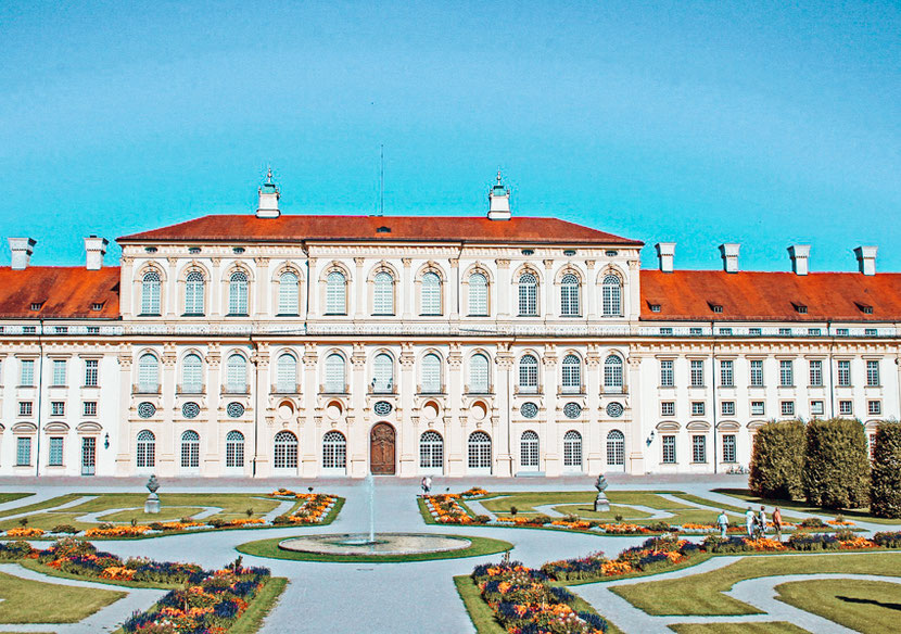 Beautiful pre-war architecture of Berlin in the West Berlin Charlottenburg district