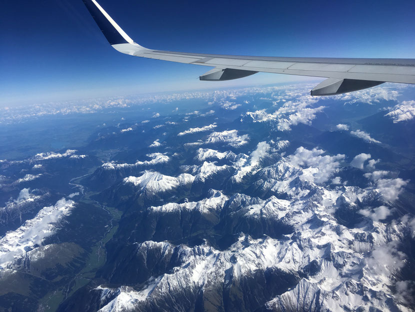 Flight over the Alps (Tirol, Austria)