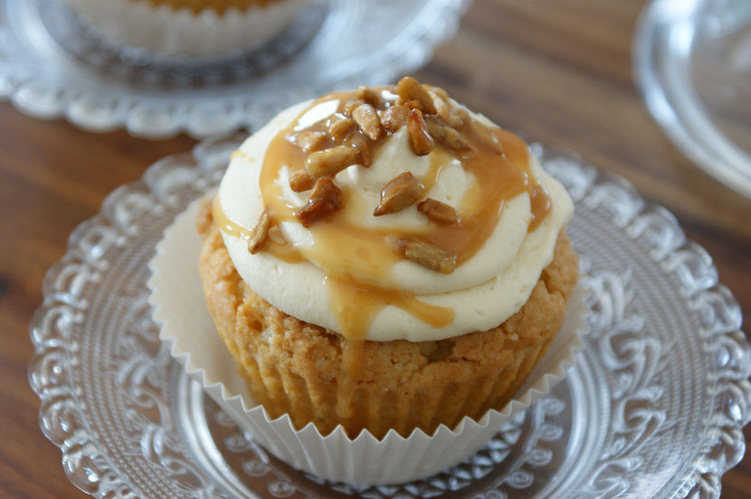 Erdnussbutter-Toffee-Cupcakes