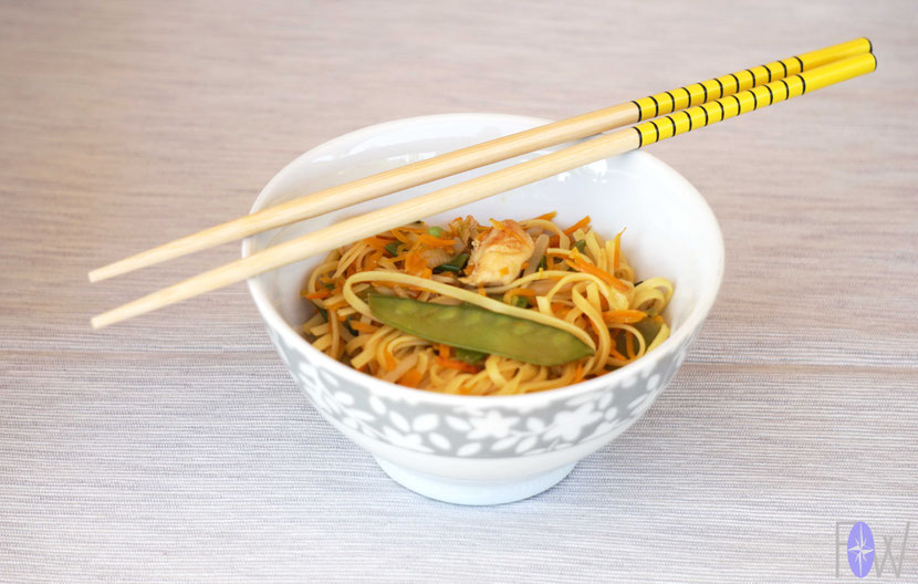 Bami Goreng mit Poulet, Rezept, Step by step