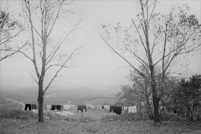 The view from Doliana refugee camp
