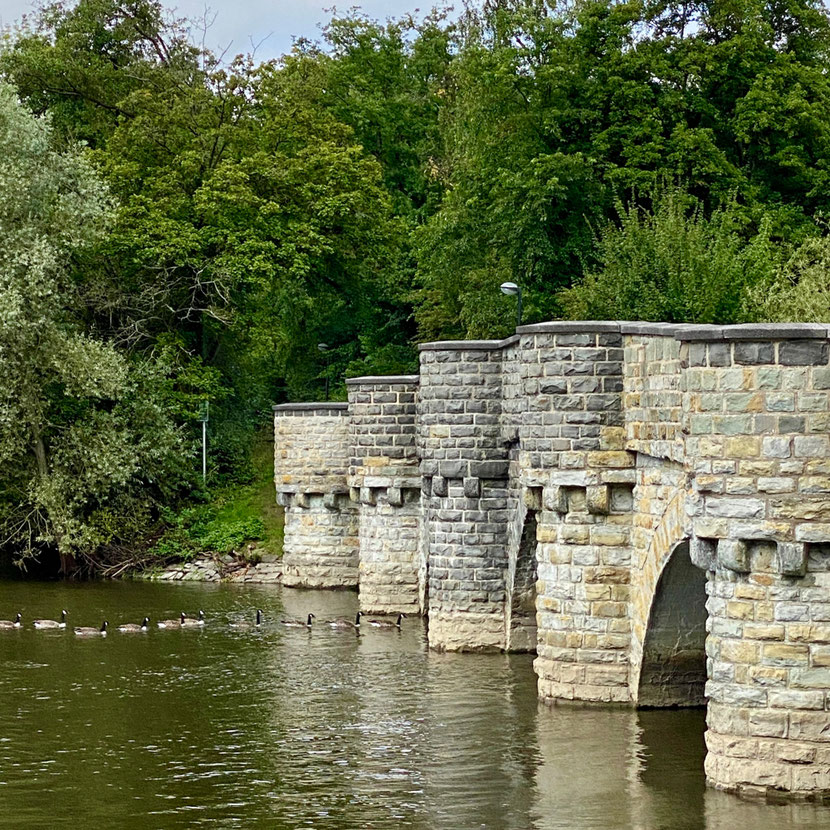 die Kanzelbrücke ist eine der schönsten Steinbrücken Deutschlands