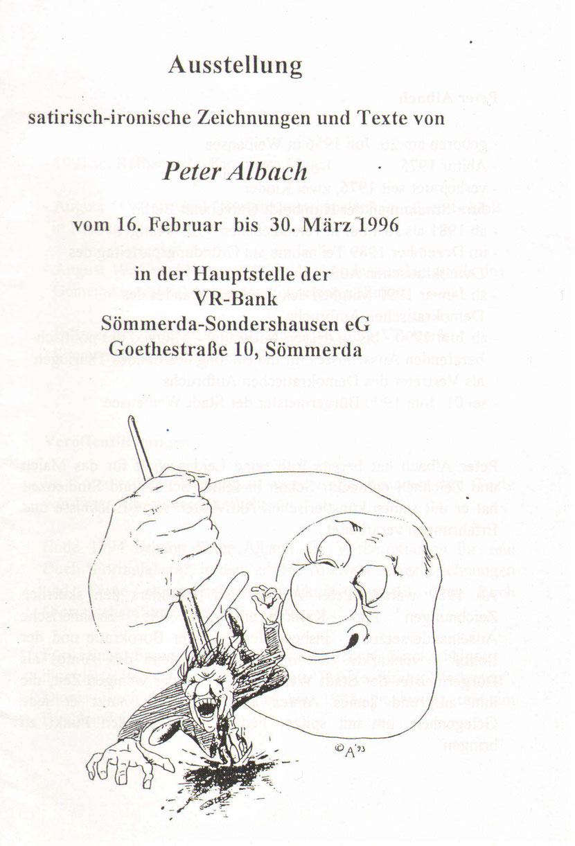 einladung-ausstellung-vr-bank-sömmerda-sondershausen-eG-peter-albach