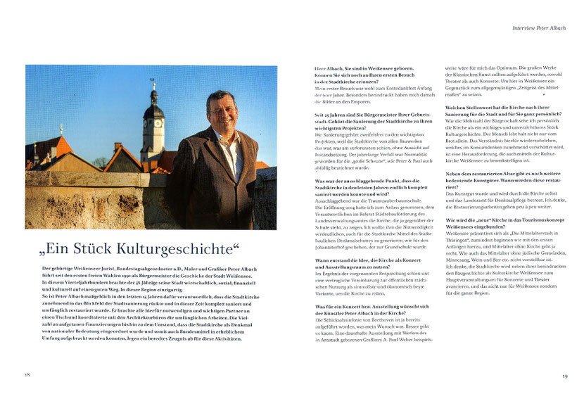 Interview-Peter Albach - Buch St.Peter und Paul zu Weißensee