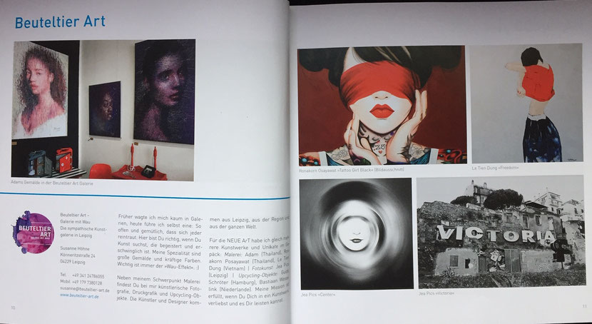 Meine Doppelseite im Katalog