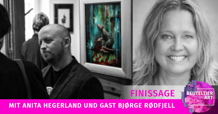 Finissage mit Anita Hegerland und Bjørge Rødfjell, Malerei aus Norwegen zu Gast in der Galerie in Leipzig