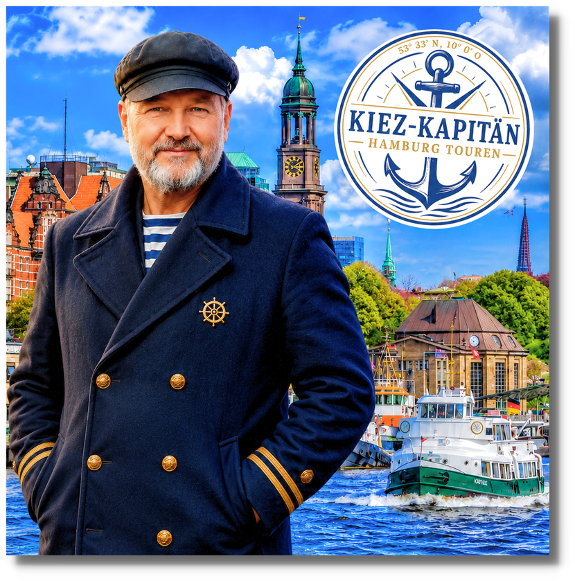 Die Kiez-Kapitän Hamburg Touren mit besten Bewertungen für die Reeperbahn und Beatles Kieztour und die Stadtführung Hamburg.