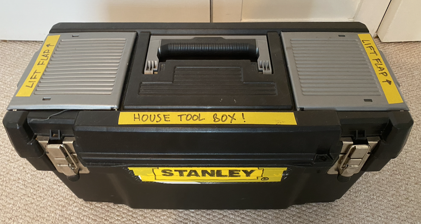 Picture of a Stanley toolbox