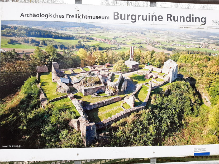 Burgruine Runding - 15 km entfernt
