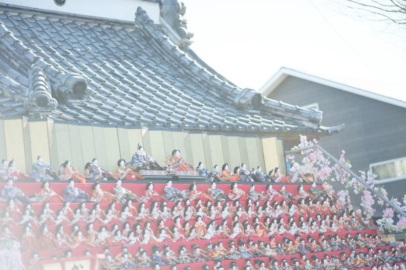かつうらビッグひな祭りの覚翁寺山門