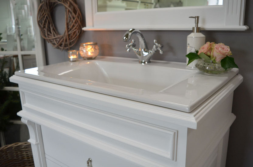 Waschbecken-Unterschränke - Land & Liebe Badmöbel Landhaus