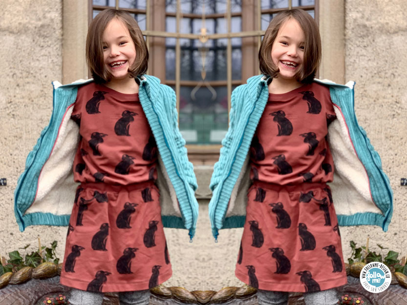 Unter der Jacke trägt die Miss übrigens ihr Nuba-Kleid - ausnahmsweise keine ChamäLeah ;-)
