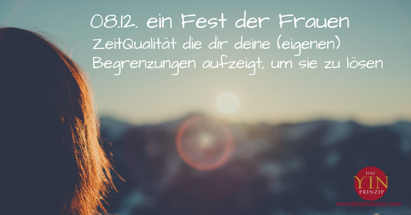 Das Fest von Maria Empfängnis erinnert an die eigene Bestimmung. Kein Tag ist wie der andere. Jeder Tag trägt eine besondere universelle Energie. Feste der Menschen haben darauf ihren Einfluss.