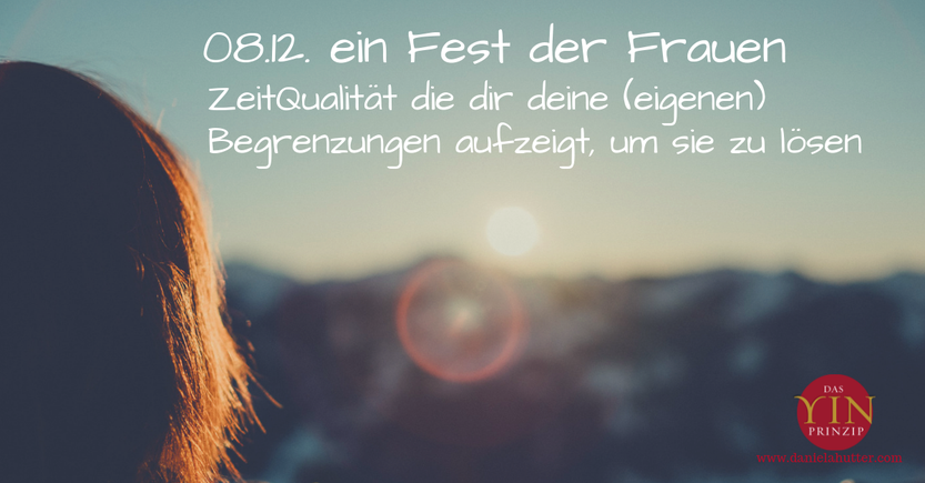 Das Fest von Maria Empfängnis erinnert an die eigene Bestimmung. Kein Tag ist wie der andere. Jeder Tag trägt eine besondere universelle Energie. Feste der Menschen haben darauf ihren Einfluss. 