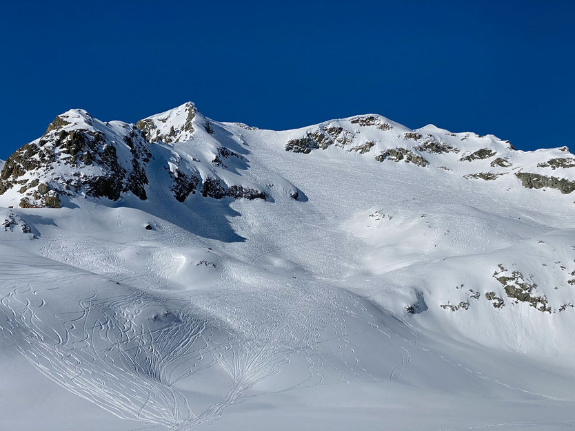 Skitour Piz Lagrev, Engadin, Schweiz