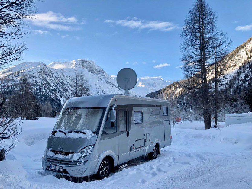 winterfestes vollintegriertes Wohnmobil Hymer ML-I 570 