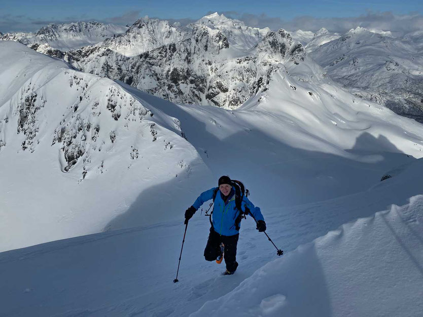 Norwegen Lofoten Skitour Viktinden