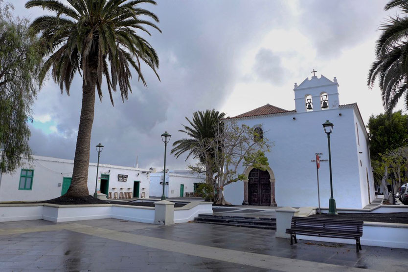  YAIZA Plaza de los Remendos schönstes Dorf Lanzarote