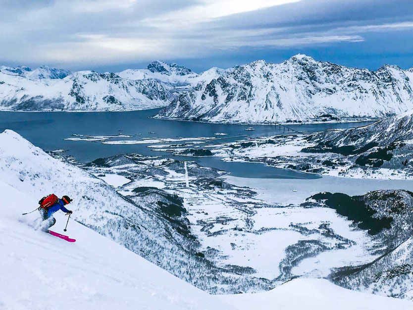 Lofoten Skitouren Stortinden