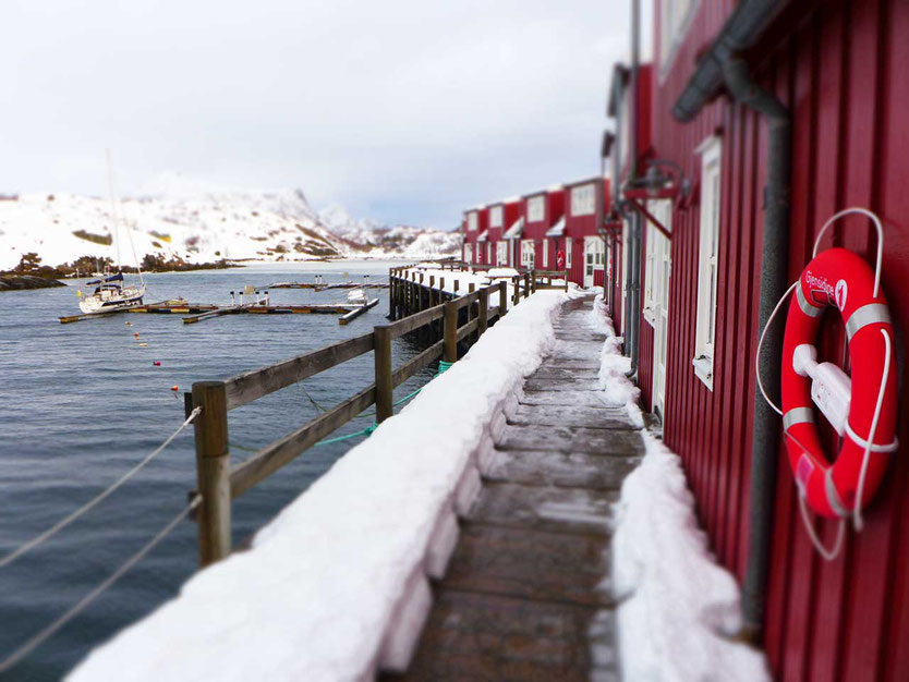 Norwegen Lofoten Ski Lodge Kabelvag