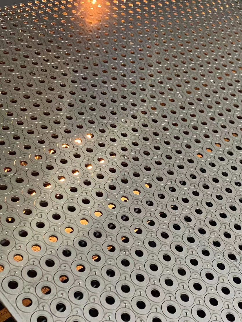 3mm thick 316 stainless steel washer laser cutting 
