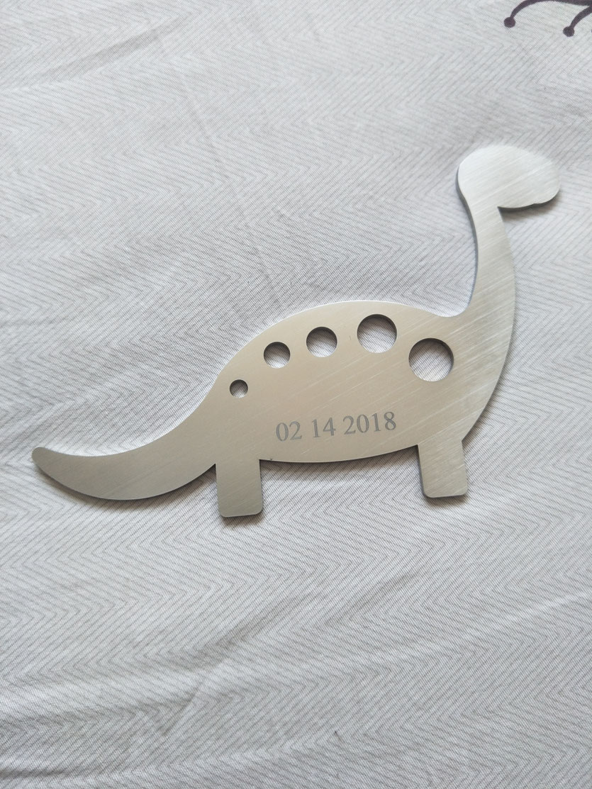 laser marking on stainless steel