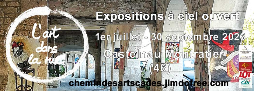 Chemin des Arts'cades Castelnau Montratier