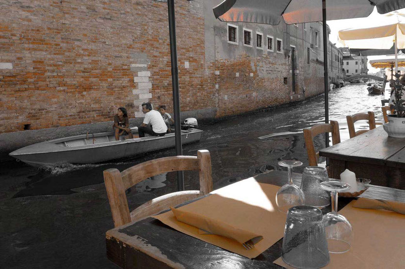 Venedig Cannaregio Restaurant am Wasser Paradiso Perduto