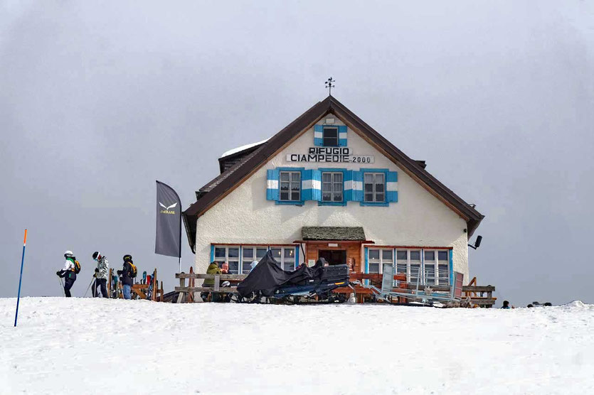 Rifugio Campedie - Catinaccio Skigebiet - Val di Fassa - Dolomiten