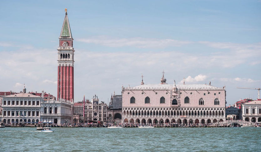 Venedig Canale Grande Piazza San Marco mit Dogenpalast