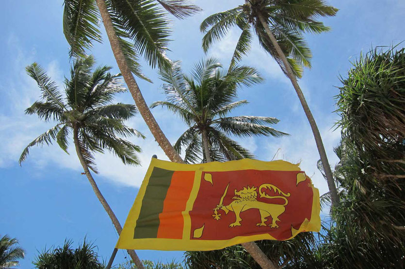 Sri Lanka Flagge