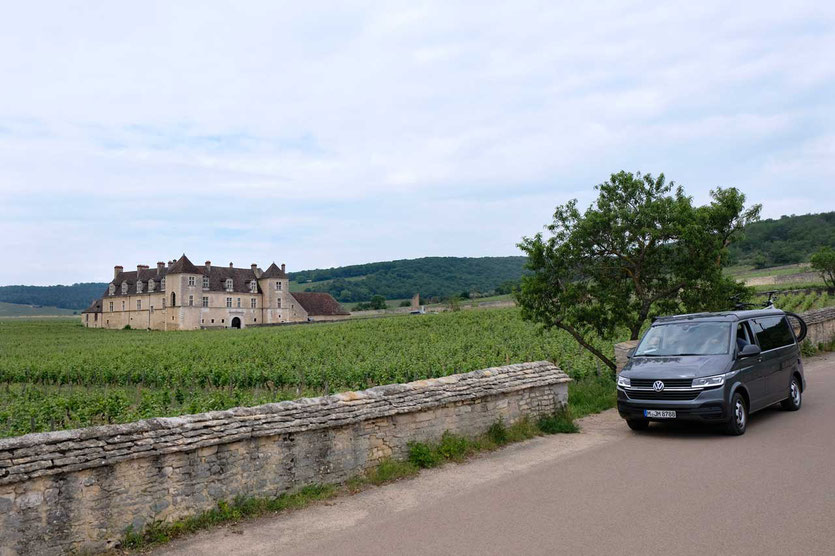 Burgund Château Clos de Vougeot Besichtigung 