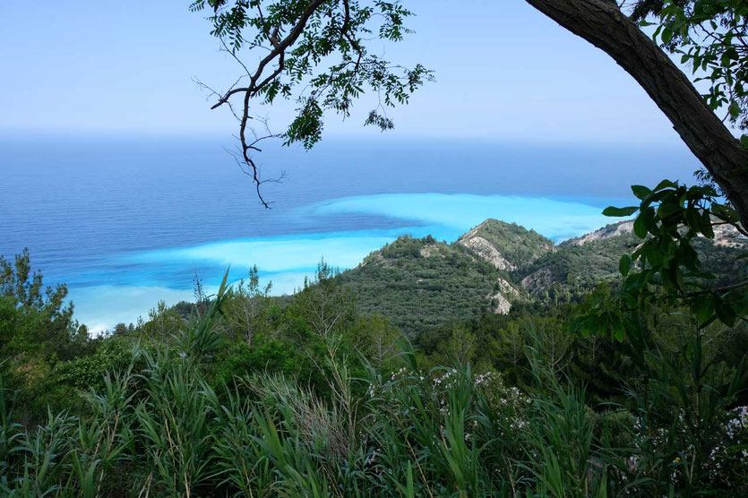 Insel Lefkada blaues Meer