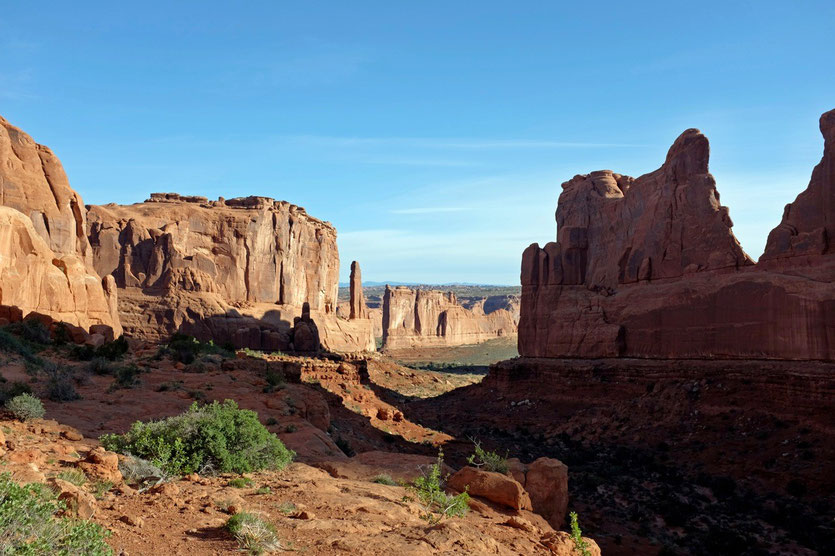 On Park Avenue, Arches National Park