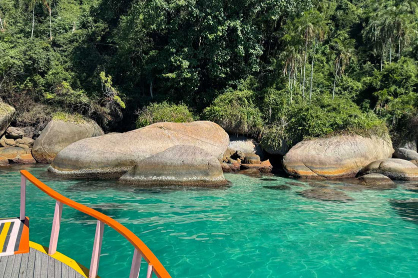 Lagoa Azul, Paraty, Bootstour
