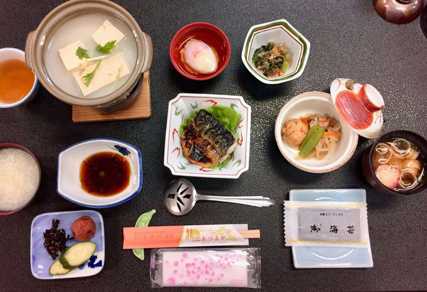 best food Ryokan Adumaya in Yunomine Onsen Kumano Kodo beste Küche
