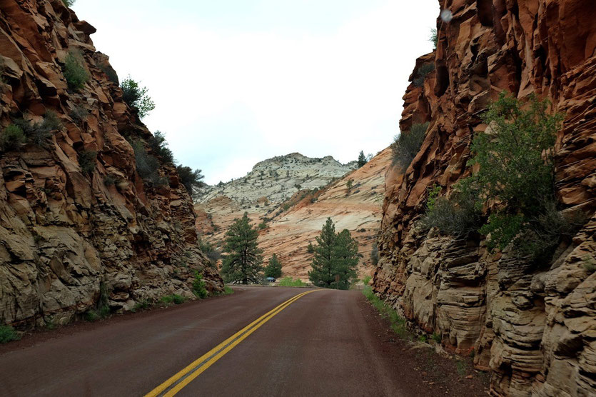 Ost-Anfahrt in den Zion National Park