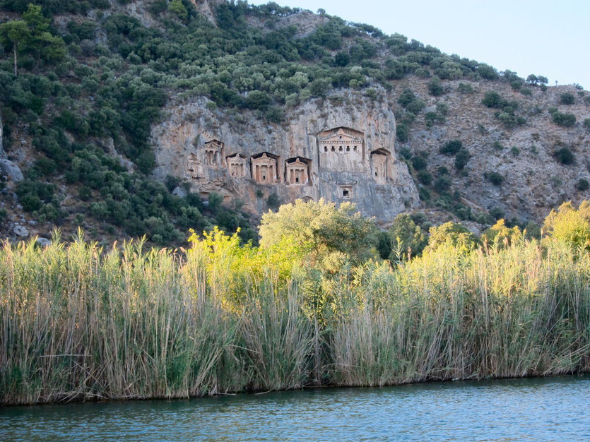 Felsengräber in Dalyan, Türkei