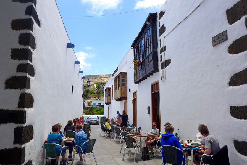 Lanzarote Norden schönster Samstag Markt im Dorf Haria Restaurant